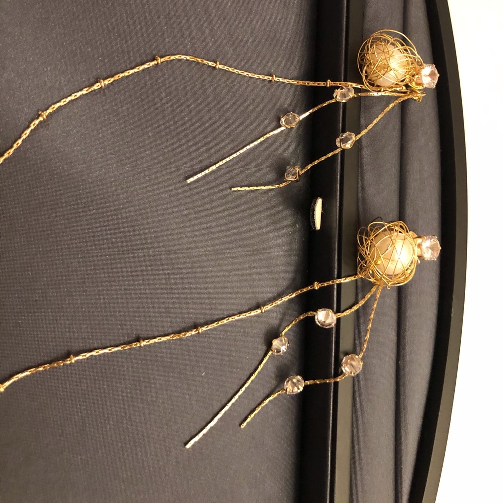 Real pearl earrings handmade